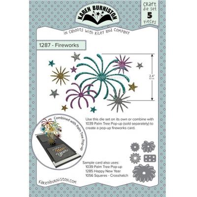 Karen Burniston Cutting Dies -  Fireworks